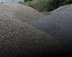 Gravel Hills Construction Materials PNG with transparent background