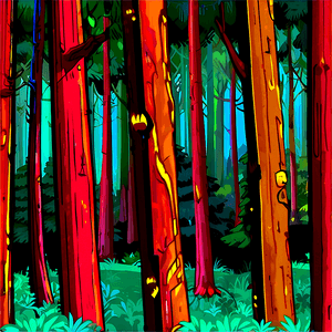 Gravity Falls Forest Background PNG 06232024 PNG image with transparent background