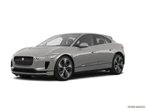 Gray Jaguar I P A C E Electric S U V PNG Image