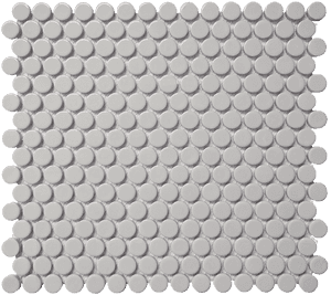 Penny Round - Gray - - On Sale - $5 - 95 Per Square - Matte Gray Penny Round, HD Png Download PNG image with transparent background