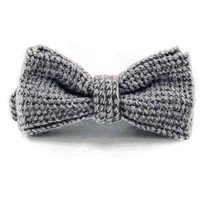 Gray Wool Bow Tie PNG ckd71 PNG