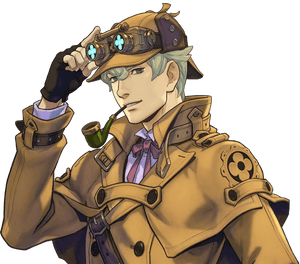 Great Ace Attorney Sherlock Holmes, HD Png Download PNG image with transparent background