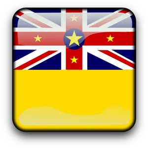 Great Britain Flag Button PNG Image