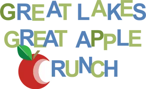 Great Lakes Apple Crunch Event Logo PNG Image