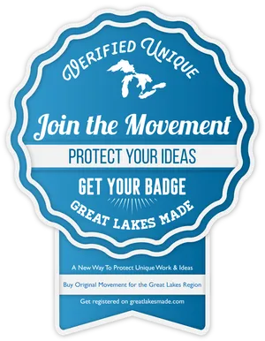 Great Lakes Movement Badge PNG Image