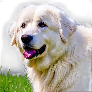 Great Pyrenees Family Png 06292024 PNG Image