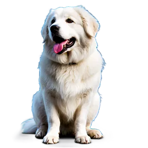 Great Pyrenees Mountain Dog Png Bgs PNG Image