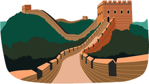 Great Wall Of China Clipart - Clipart Great Wall Of China Png, Transparent Png PNG image with transparent background