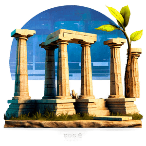Greek Acropolis View PNG 06202024 PNG image with transparent background