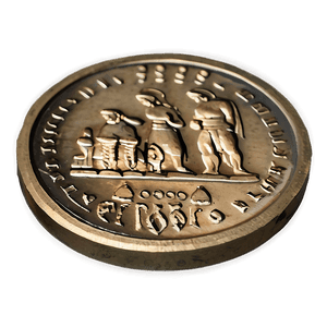 Greek Coin Currency PNG orl PNG image with transparent background