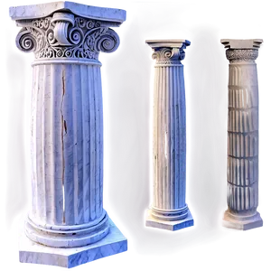 Greek Column Pedestal Png Run PNG Image