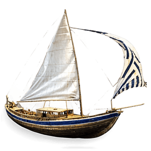 Greek Sailing Boat PNG ute75 PNG image with transparent background