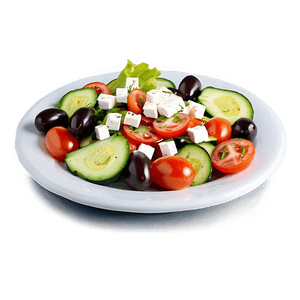Greek Salad Plate PNG 05232024 PNG