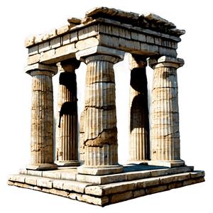 Greek Temple Ruins PNG 06202024 PNG image with transparent background