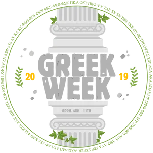 Greek Week Event Poster2019 PNG Image