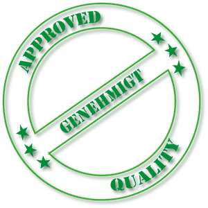 Green Approved Quality Stamp PNG Image