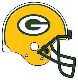 Green Bay Packers Helmet Logo PNG Image