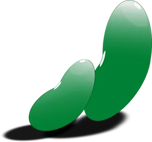 Green Beans Illustration PNG Image