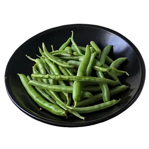 Green Beans Plate Png Kxp36 PNG Image