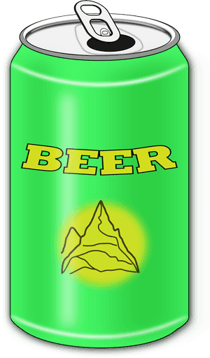 Transparent Beer Can Png - Aluminum Can Clip Art, Png Download PNG