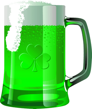 Transparent Saint Patrick Green Beer Png Picture - Transparent St Patrick's Day Png, Png Download PNG with transparent background