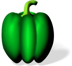 Ootf 27b - Green Bell Pepper, HD Png Download PNG with transparent background