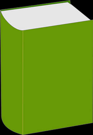 Green Book Vector Illustration PNG image with transparent background