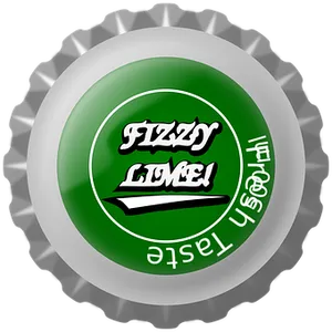 Green Bottle Cap Graphic PNG Image
