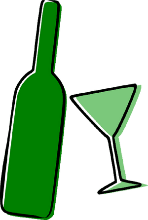Alcohol Bottle Drinks Drunk Glass - Alcohol Clipart Transparent Background, HD Png Download PNG image with transparent background