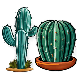 Green Cactus Sticker PNG 59 PNG