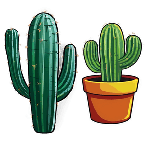 Green Cactus Sticker PNG 63 PNG