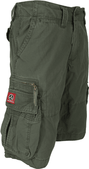 Lange Shorts Dame Khaki, HD Png Download PNG with transparent background