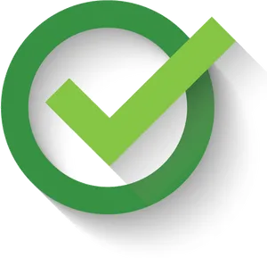 Green Check Mark Graphic PNG Image