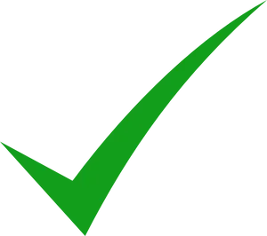 Green Check Mark Graphic PNG Image