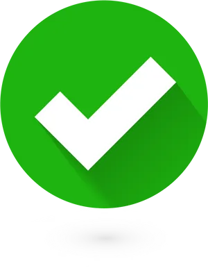 Green Check Mark Icon PNG Image