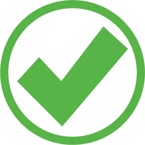 Green Check Mark Icon PNG Image