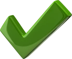 Green Checkmark Graphic PNG Image