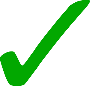 Green Checkmark Graphic PNG Image