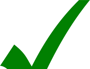 Green Checkmark Graphic PNG Image