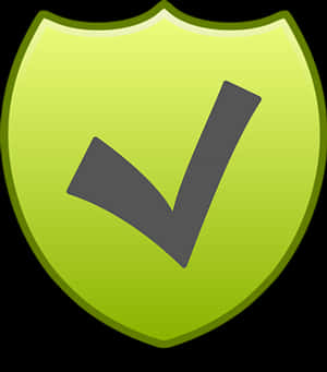 Green Checkmark Shield Icon PNG image with transparent background