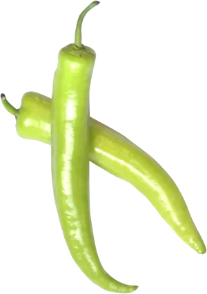 Green Chili Peppers PNG Image