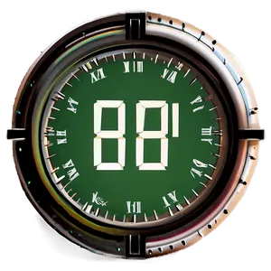 Green Countdown Timer Png Fxj PNG Image