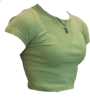 Aesthetic Green Top Png, Transparent Png PNG with transparent background
