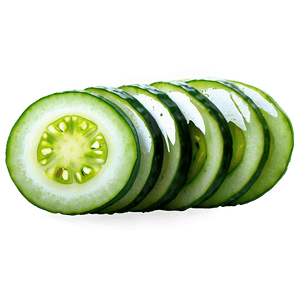 Green Cucumber Slice PNG 30 PNG