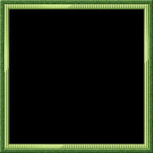 Green Decorative Frame PNG image with transparent background