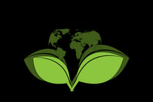 Green Earth Eco Symbol PNG image with transparent background