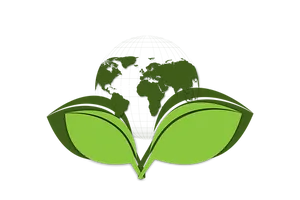 Green Earth Eco Symbol PNG Image