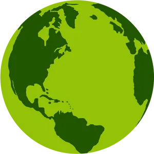 Green Earth Graphic PNG Image