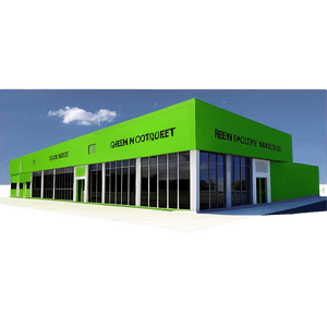 Green Eco-Friendly Warehouse PNG 41 PNG image with transparent background