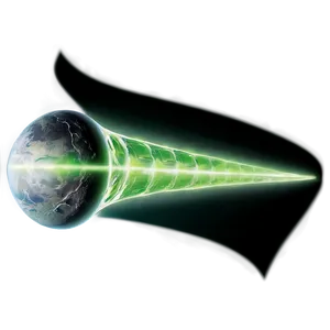 Green Energy Beam Png Qxf PNG Image